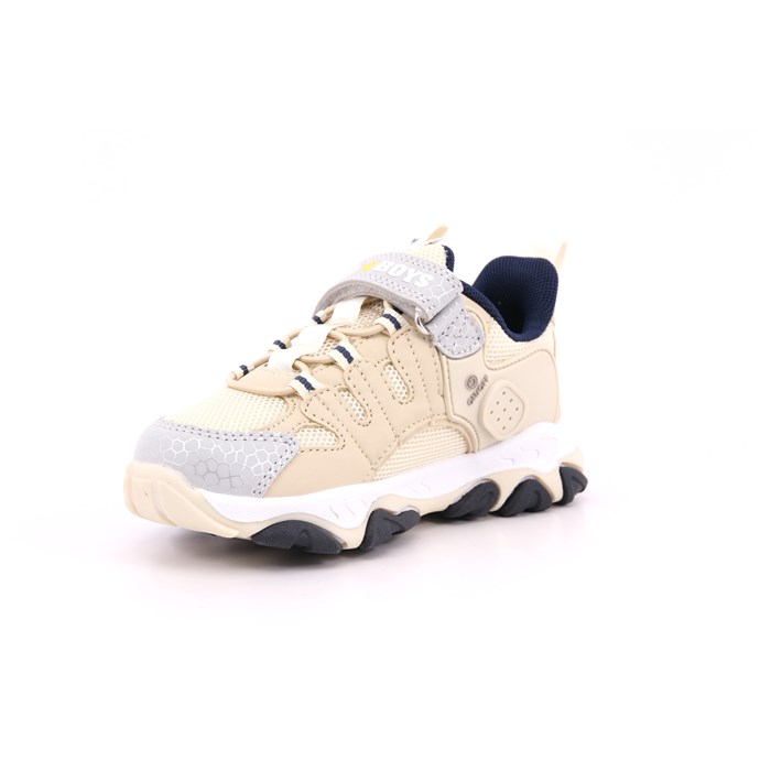 Scarpa Strappi + Elastico Bull Boys Bambino Beige  Scarpe 50 - DNAR5010