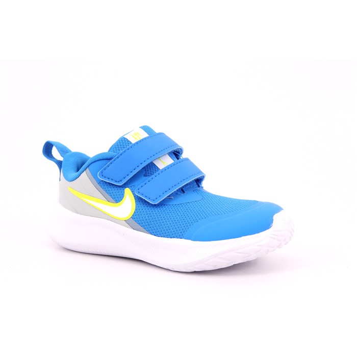 Scarpa Strappi Nike Bambino Azzurro  Scarpe 910 - DA2778-009