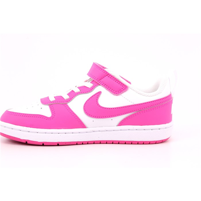 Scarpa Strappi + Elastico Nike Bambina Bianco/rosa  Scarpe 916 - DV5457-123