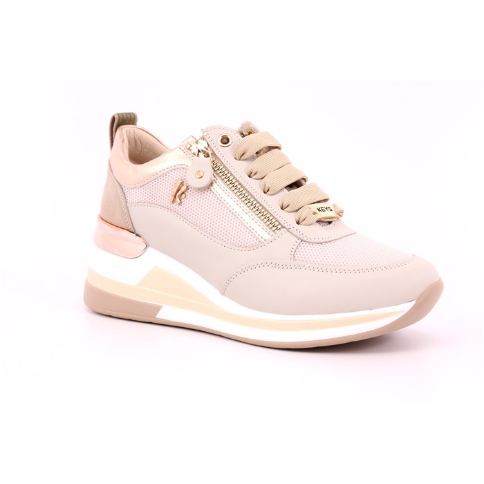 Scarpa Allacciata Keys Donna Beige  Scarpe 208 - K-10510D