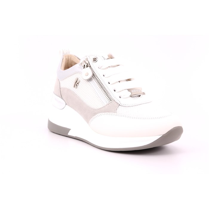 Scarpa Allacciata Keys Donna Bianco  Scarpe 209 - K-10510E