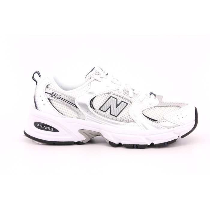 Scarpa Allacciata New Balance Bambino Bianco  Scarpe 409 - GR530SB1