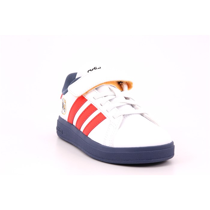 Scarpa Strappi + Elastico Adidas Bambino Bianco  Scarpe 1481 - IF4061