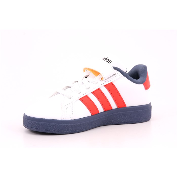 Scarpa Strappi + Elastico Adidas Bambino Bianco  Scarpe 1481 - IF4061