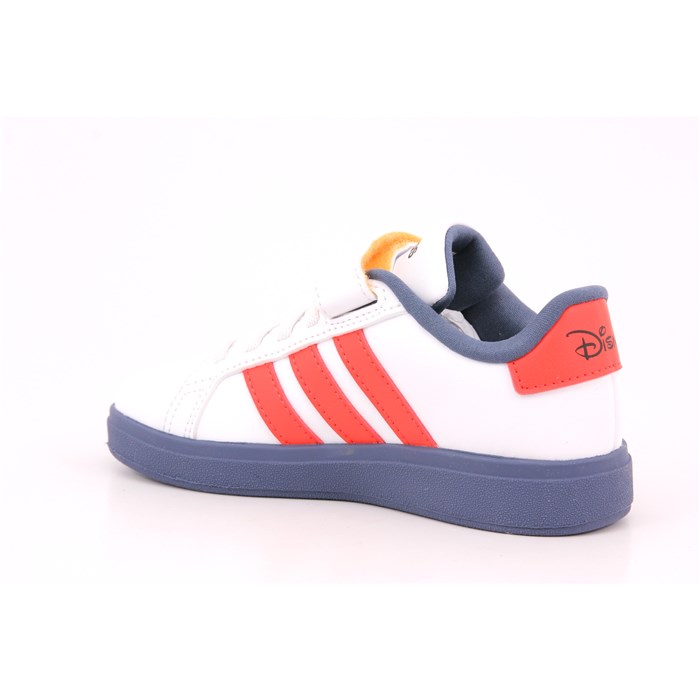 Scarpa Strappi + Elastico Adidas Bambino Bianco  Scarpe 1481 - IF4061