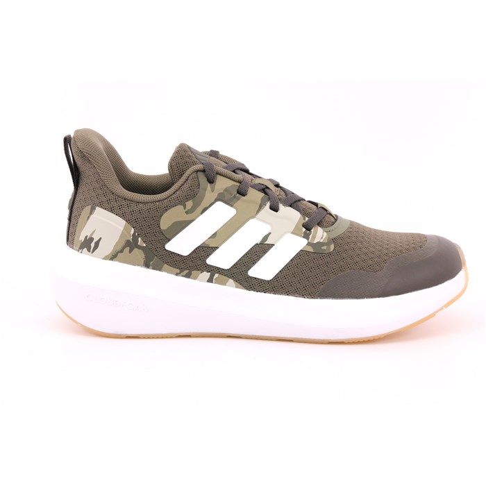 Scarpa Allacciata Adidas Bambino Verde Militare  Scarpe 1484 - IH7706