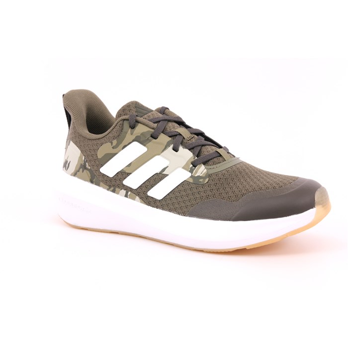 Scarpa Allacciata Adidas Bambino Verde Militare  Scarpe 1484 - IH7706