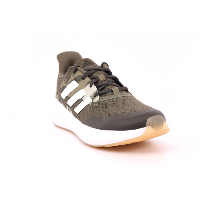 Scarpa Allacciata Adidas Bambino Verde Militare  Scarpe 1484 - IH7706