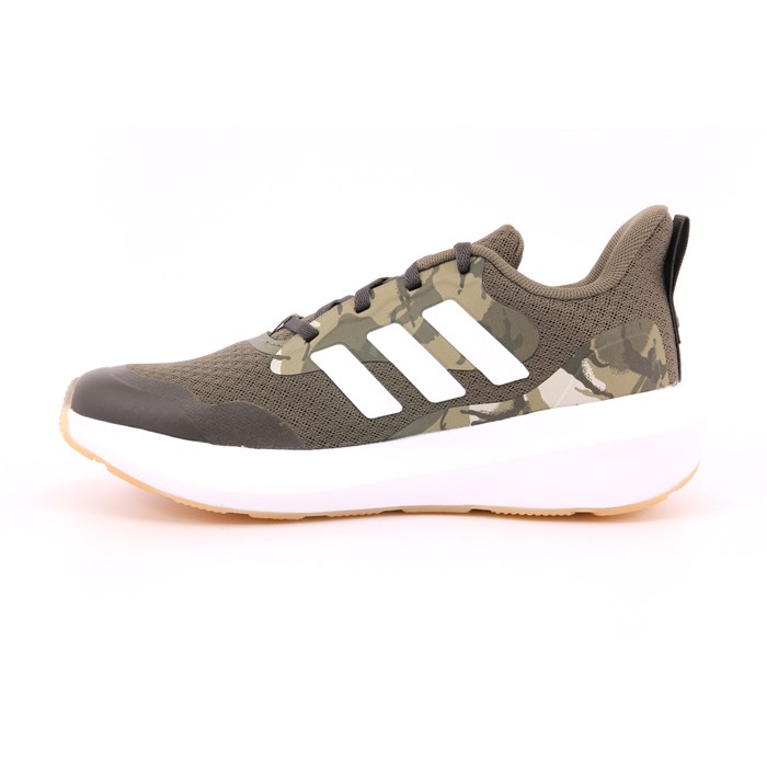 Scarpa Allacciata Adidas Bambino Verde Militare  Scarpe 1484 - IH7706