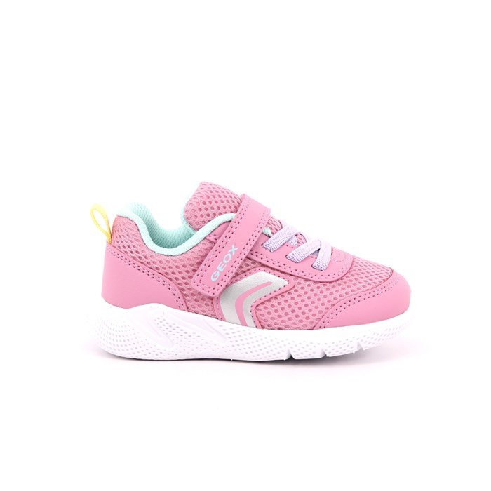 Scarpa Strappi + Elastico Geox Bambina Fuxia  Scarpe 558 - B454TD