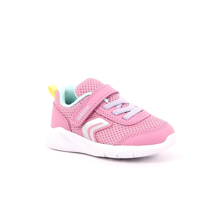 Scarpa Strappi + Elastico Geox Bambina Fuxia  Scarpe 558 - B454TD