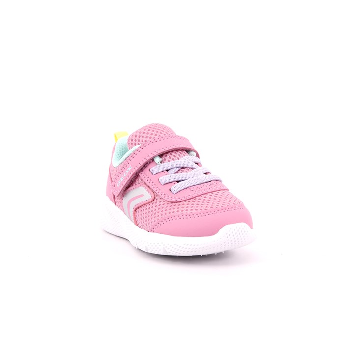 Scarpa Strappi + Elastico Geox Bambina Fuxia  Scarpe 558 - B454TD