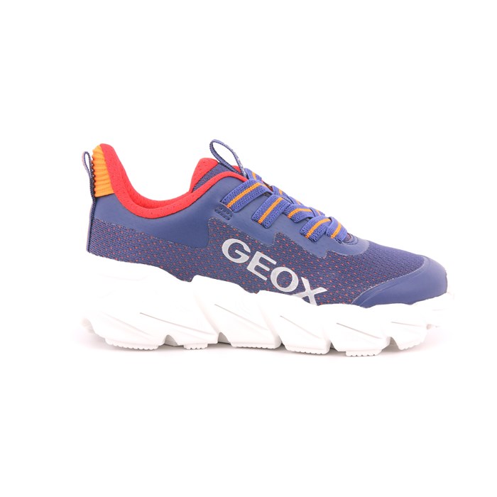 Scarpa Allacciata Geox Bambino Blu  Scarpe 568 - J46N1A