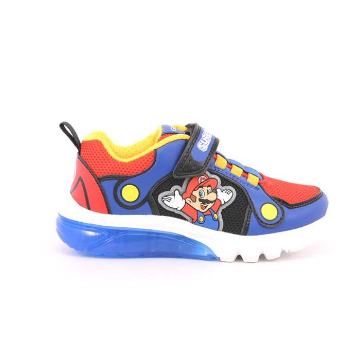 Scarpa Strappi + Elastico Geox Bambino Blu/rosso Scarpa Strappi + Elastico Geox Bambino Blu/rosso Scarpe 569 - J55LBF