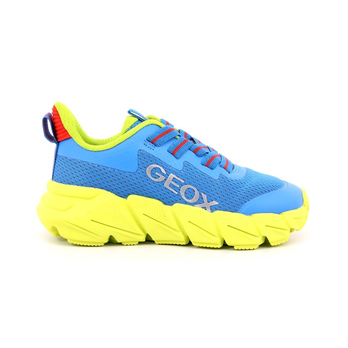 Scarpa Allacciata Geox Bambino Azzurro  Scarpe 573 - J46N1A