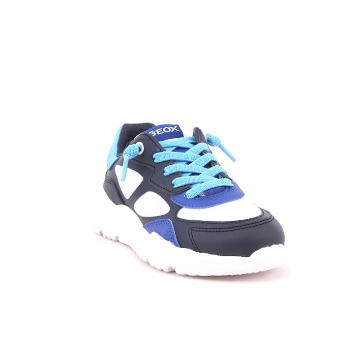 Scarpa Allacciata Geox Bambino Blu  Scarpe 577 - J55MQE